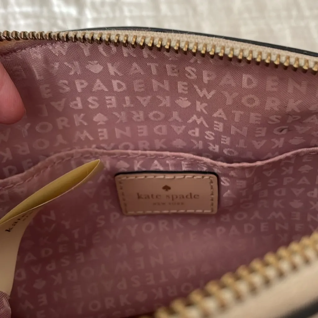 KATE SPADE New York Grove Street Millie Ikat Crossbody Bag in Cream / Cardamom - Image 11