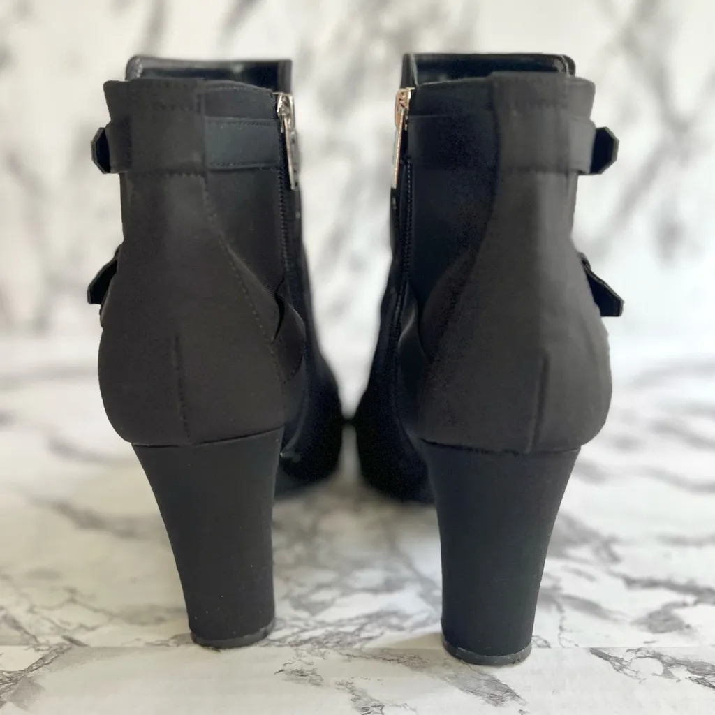 Unisa  Ryder Black Buckle Strap Heel Bootie’s 10 - Image 6