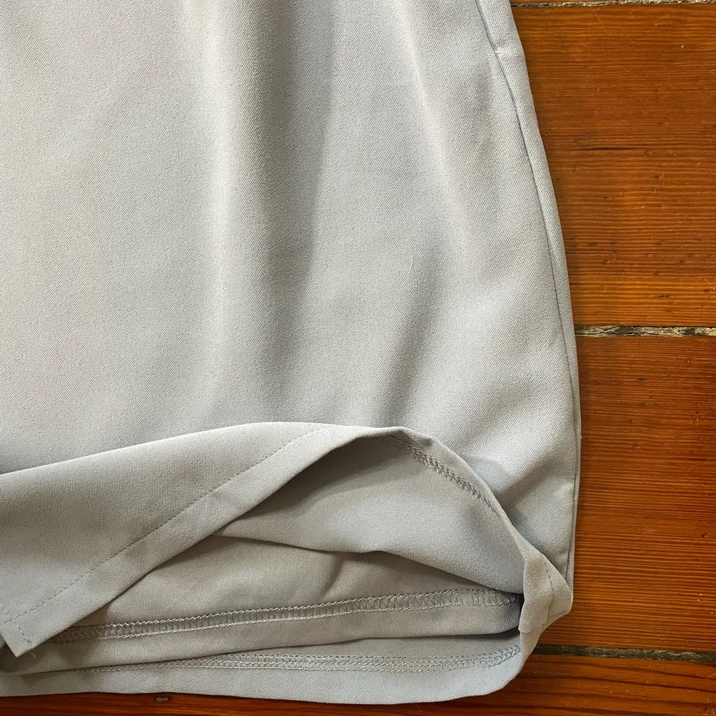 Revolve Superdown Jenna One Shoulder  Gray Mini Dress Sz XS - Image 7