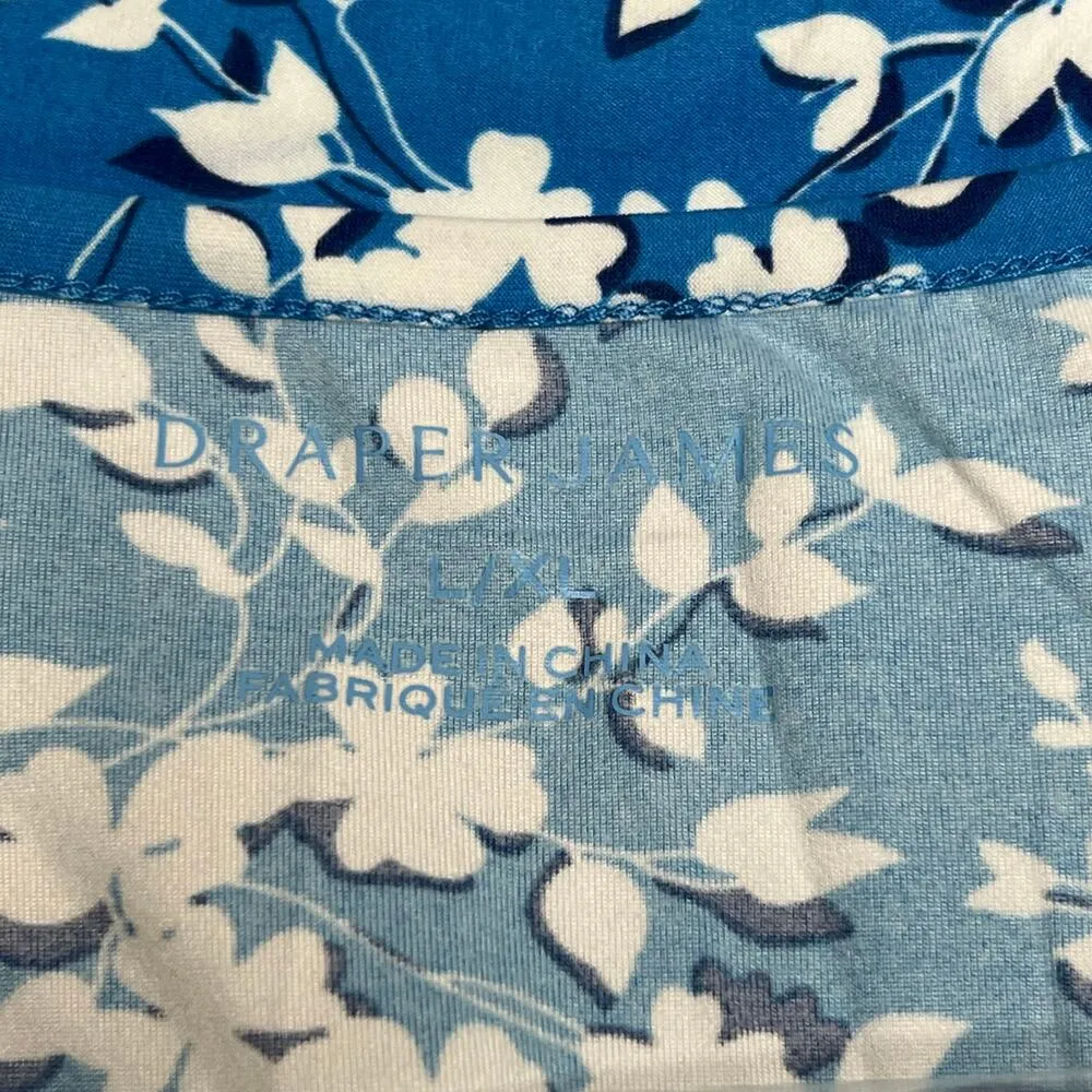 Draper James Ruffle Nightie Women L-XL Bluebell Sleep Dress Sleepwear Lounge NEW - Image 7