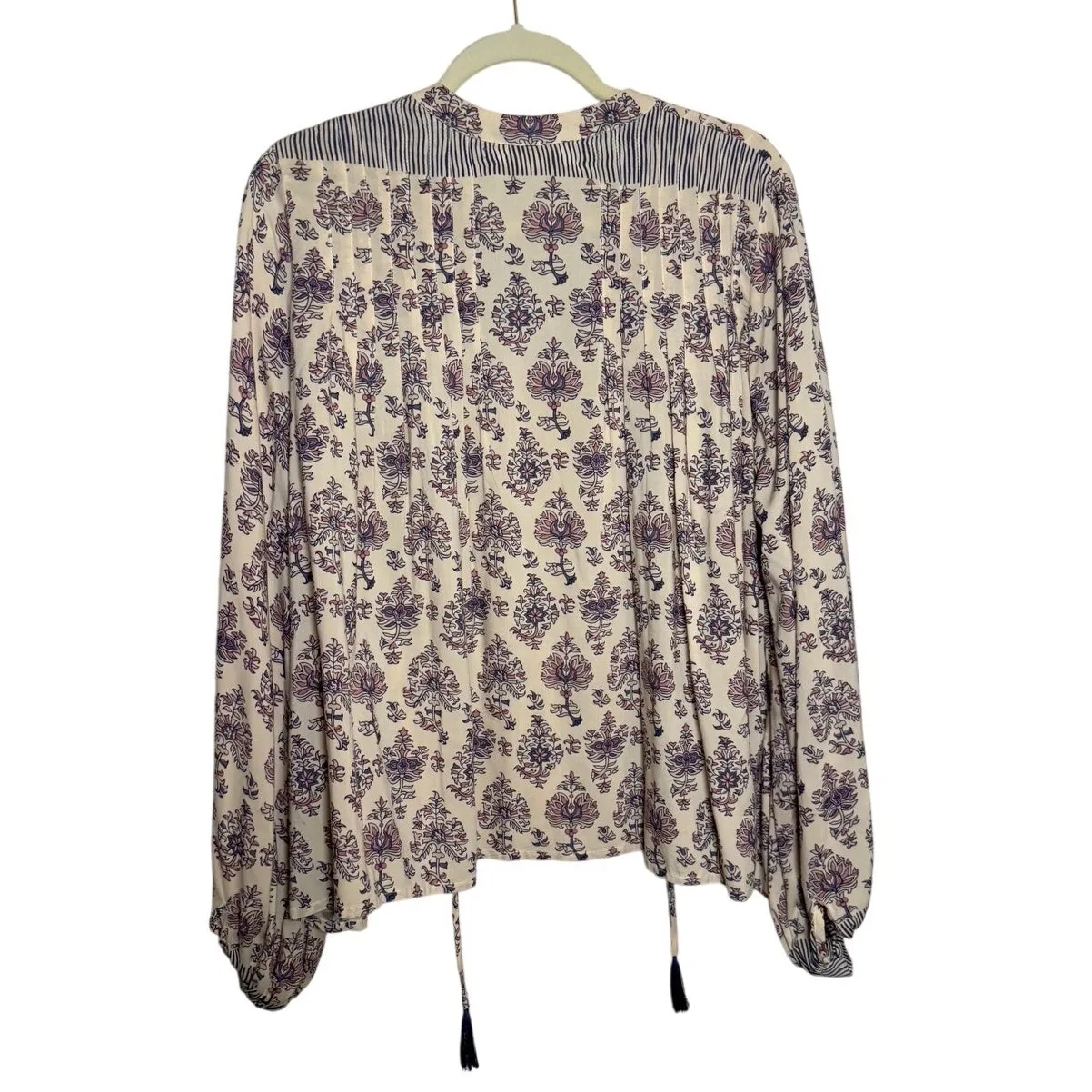 Natalie Martin Lizzy Shirt Blouse Cyprus Lilac Women’s Size M - Image 7