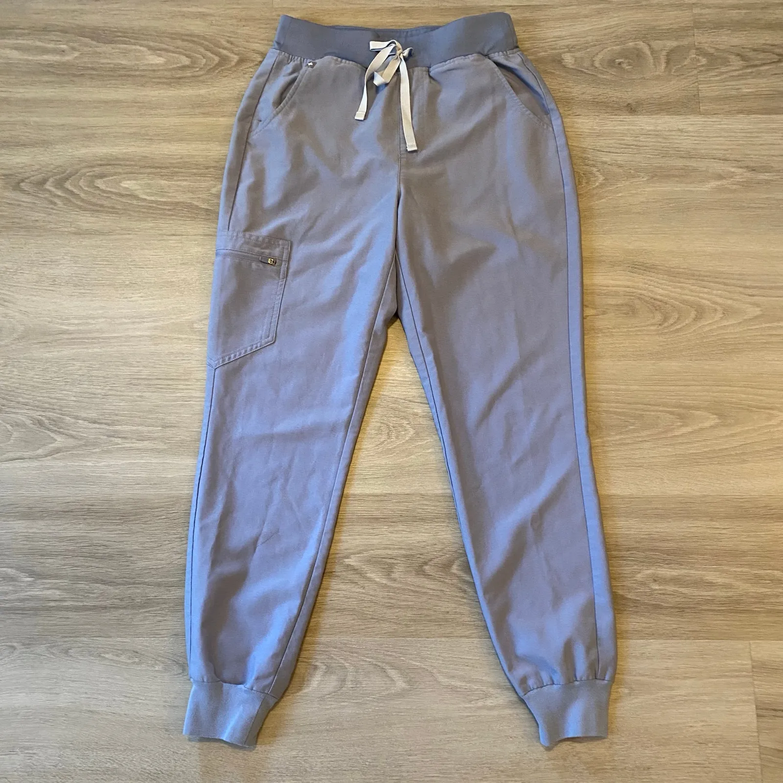 FIGS Vapor Blue Zamora Jogger Rafaela Oversized Top Scrub Set Uniform Small / XS - Image 8