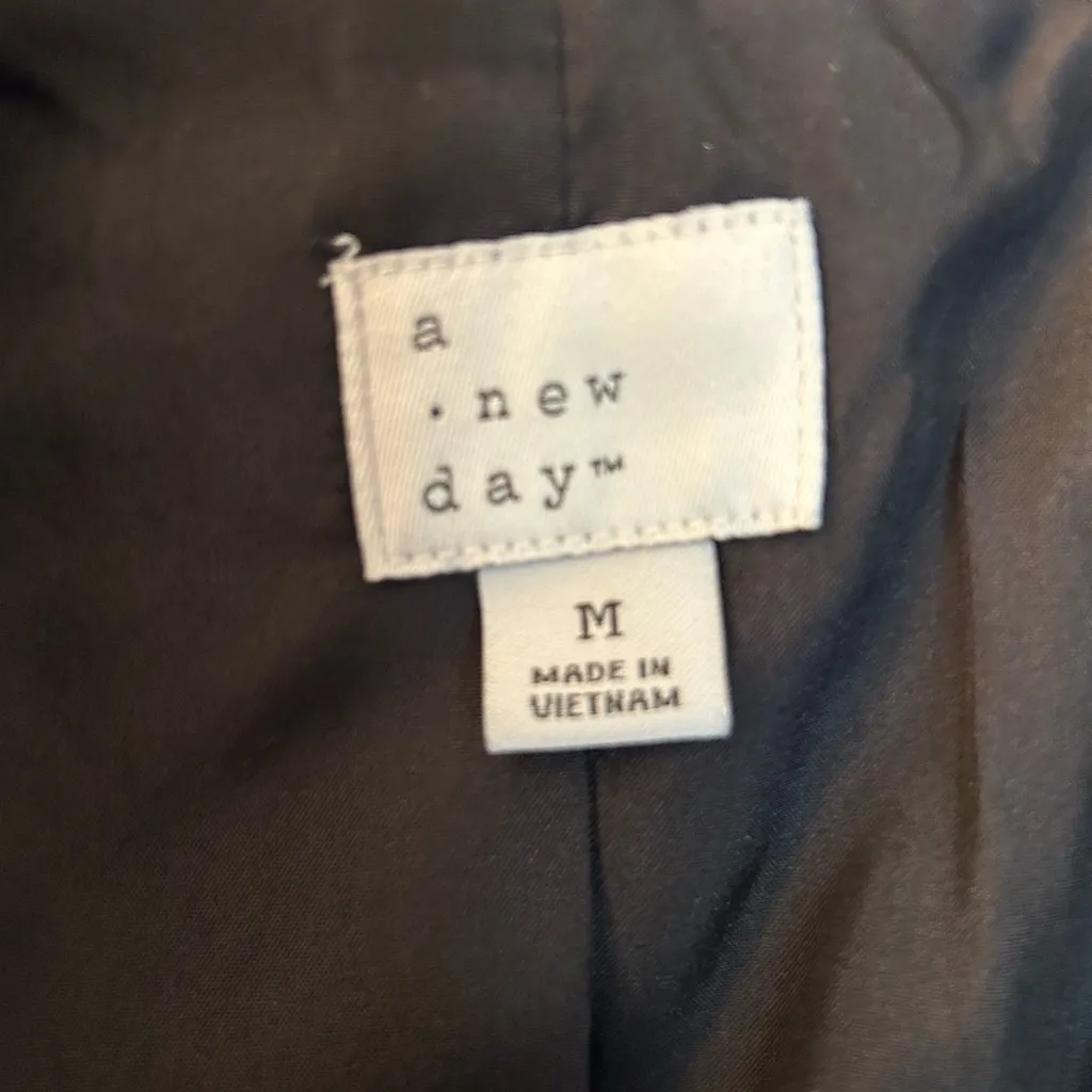 a new day Gray Plaid Blazer size Medium - Image 3