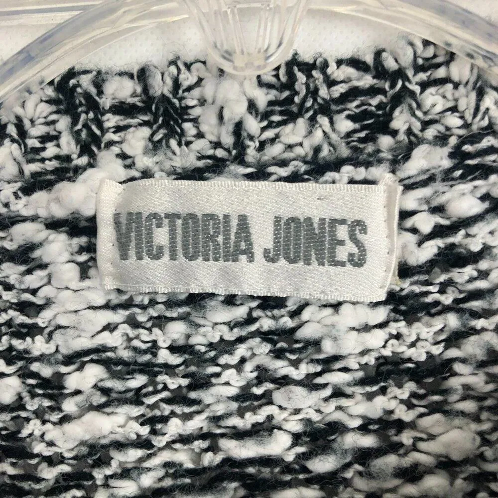 Vintage Victoria Jones Womens Sweater Medium Retro Chunky Career Workwear Black - Image 2