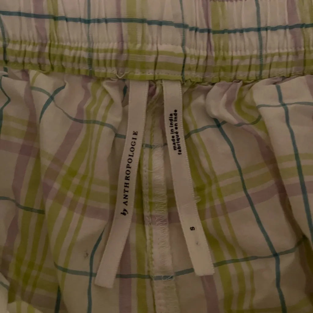 Anthropologie Pastel Plaid Shorts - Image 2