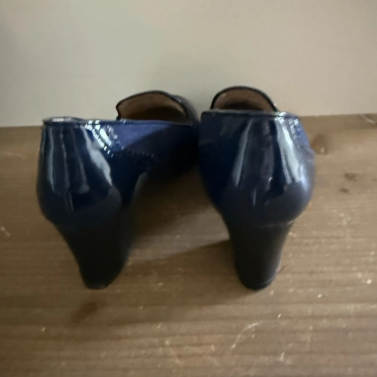 Karen Scott Terrie Blue Tassel Oxfords Block Heels Size 6.5 - Image 7