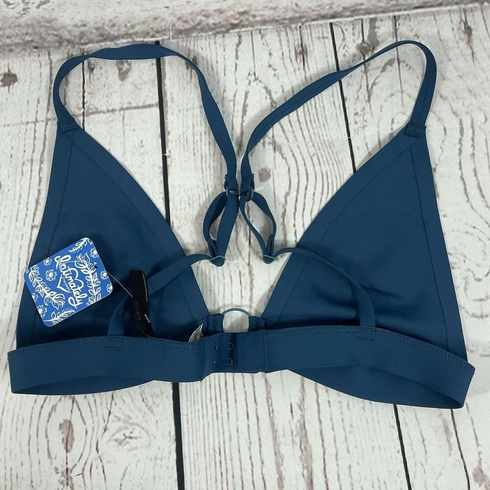 Free People Intimately Bra Oh Scuba X-Small Bralette Midnight Cowboy Convertible - Image 5