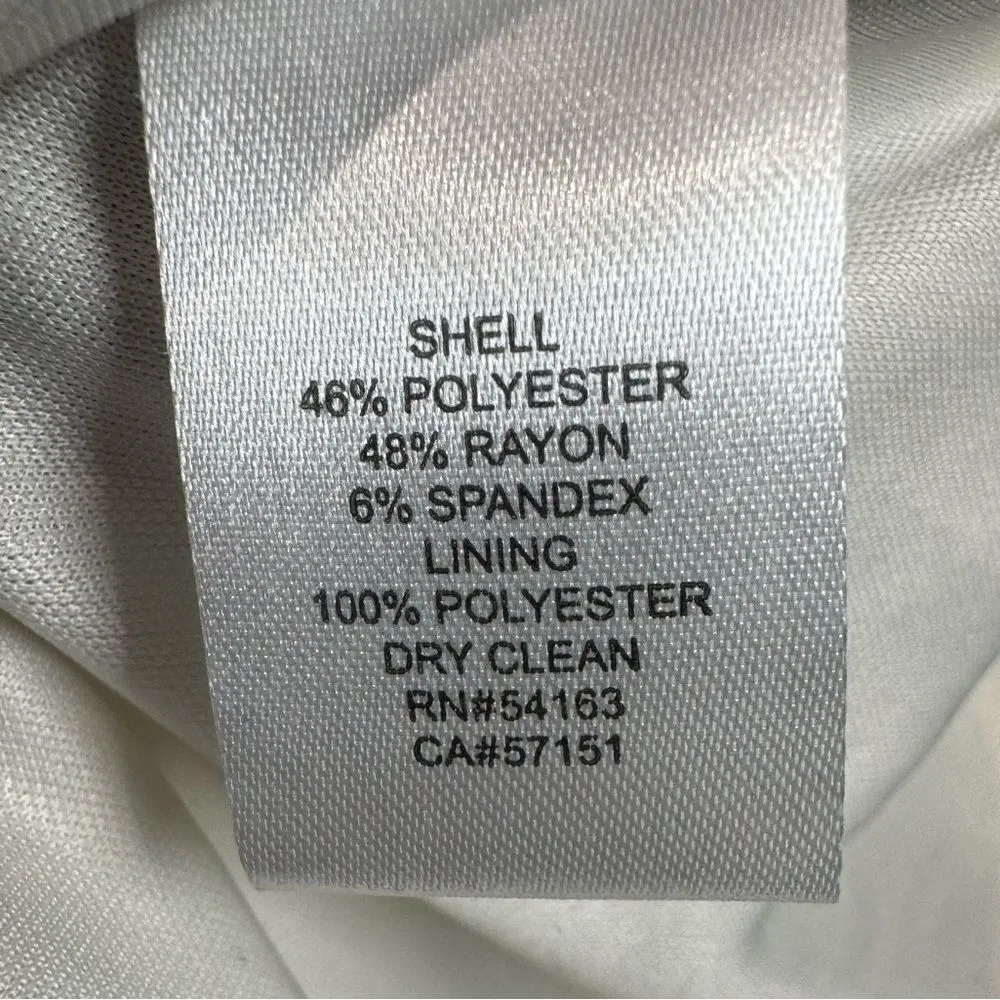 navy & white striped twist empire waist maxi dress size 4 - Image 8