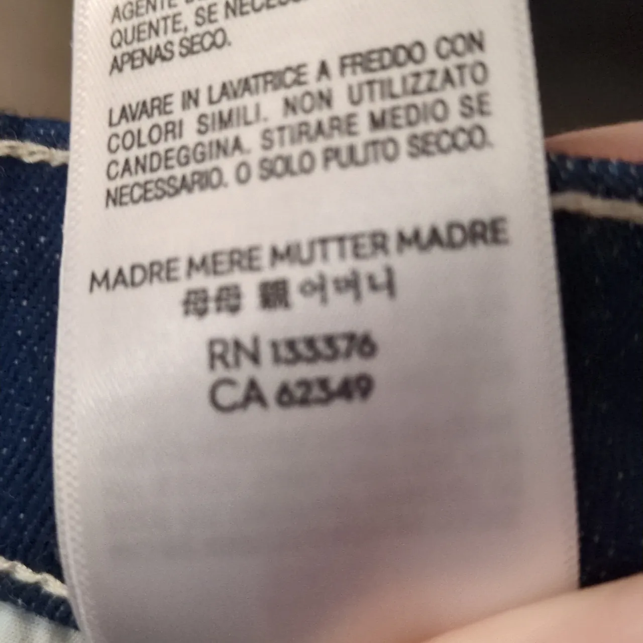 Mother The Double Dazzler In OOH LA LA Wash Size 25 Blue - Image 10