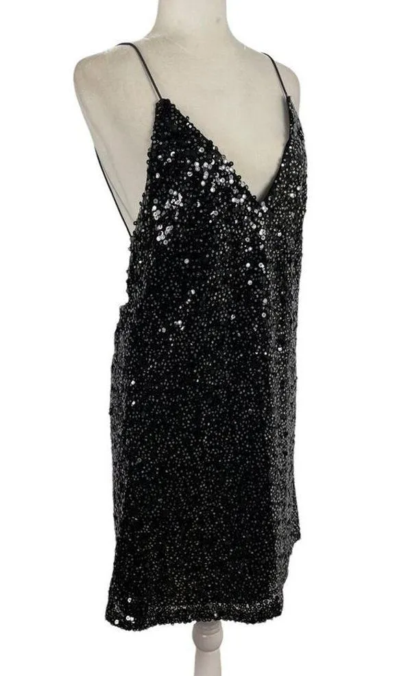 NWT Lulus Force of Fashion Black Backless Sequin Dress - Image 5