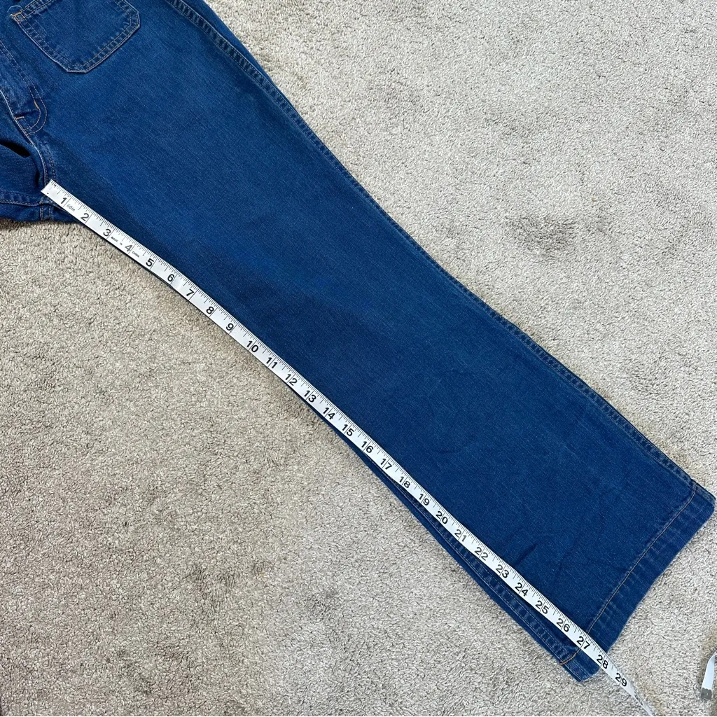 Christy Dawn Women’s The Lula Jeans High Rise Kick Flare in Cobalt Blue Denim 28 - Image 16