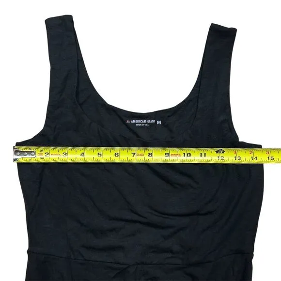 NWOT American Giant Women's Women's‎ Flex Dress Midi Black Meteorite Size M Size M - Image 6