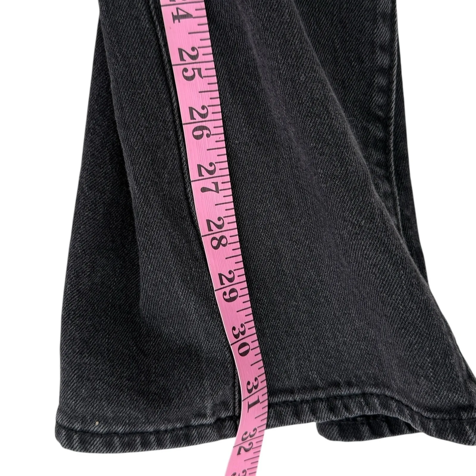Juicy Couture Black‎ High Rise Malibu Stretch Flare Jeans WOMENS SIZE 27 x 32 - Image 7