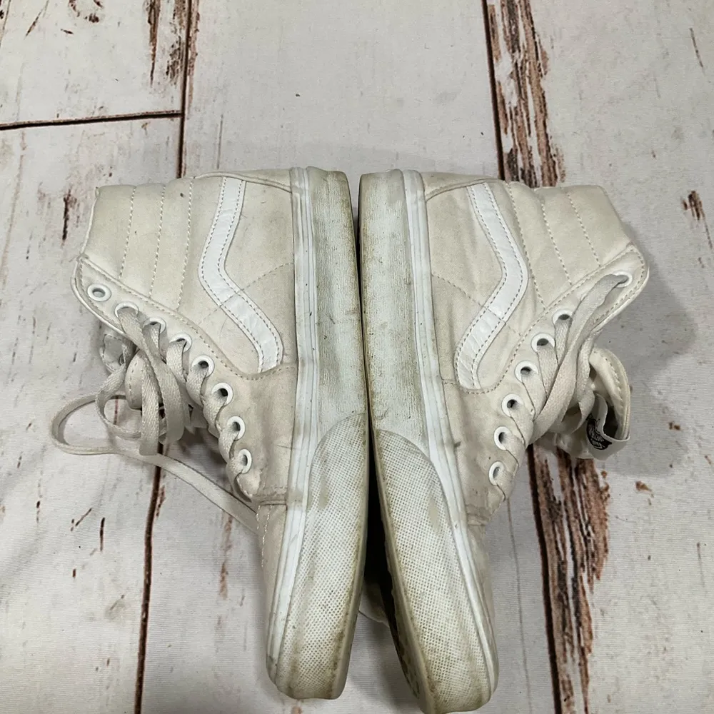 VANS SKATE HI CLASSIC SKATEBOARDING SHOES WHITE - Image 8