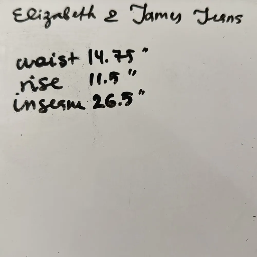 Elizabeth and James Women’s New High-Rise Vintage Straight Off White Jeans sz 29 - Image 14