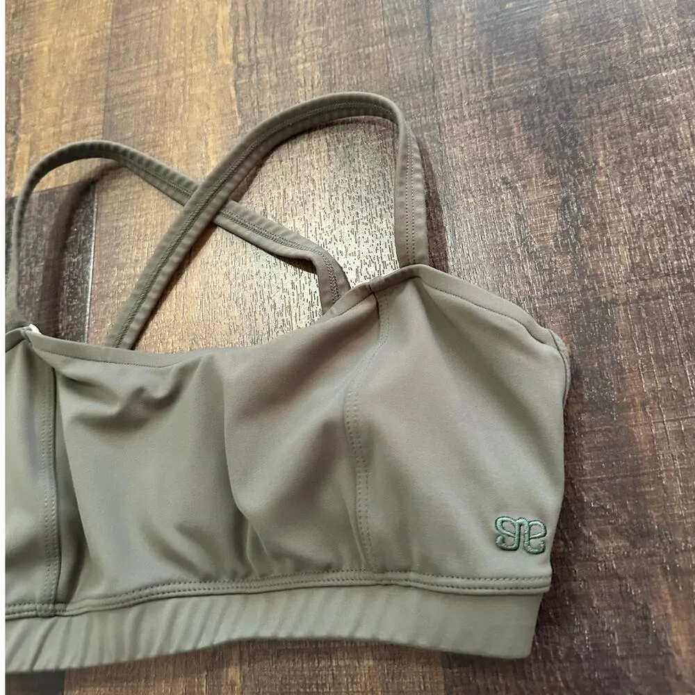 Albion Fit Hunter Green Uplift Bra Size Small - Image 2