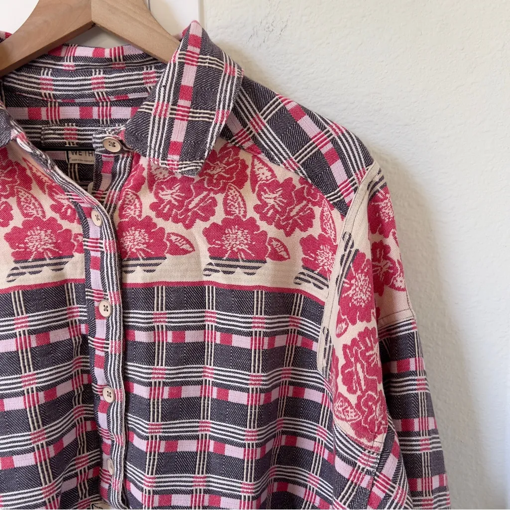 NWT Free People We The Free Arizona Sky Floral Jacquard Pullover - Image 6