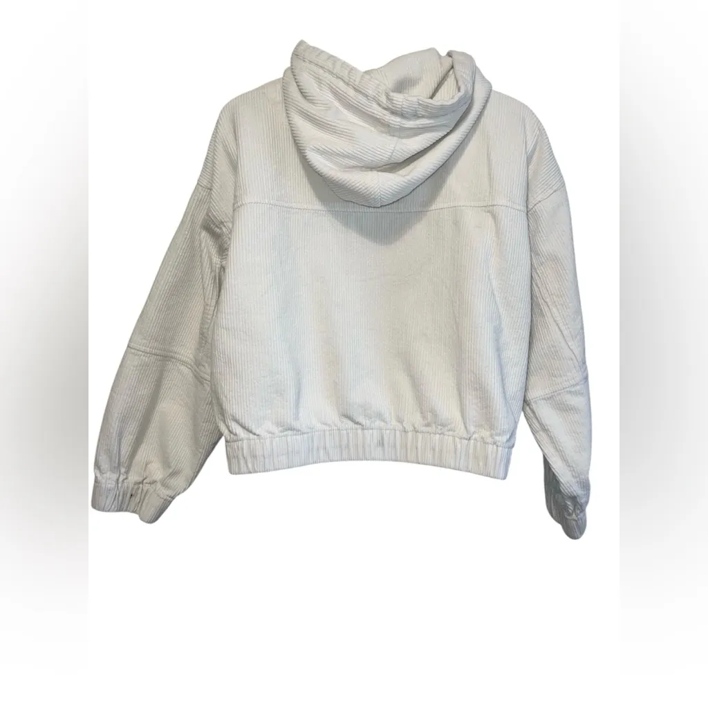 Forever 21 White Bomber Jacket - Image 5