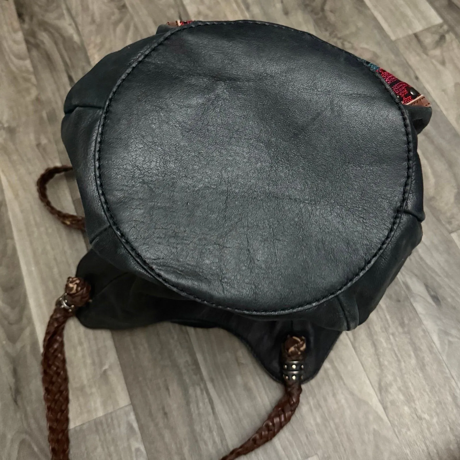 The Sak Indeo tribal bohemian indie patterned leather shoulder hobo bag - Image 6