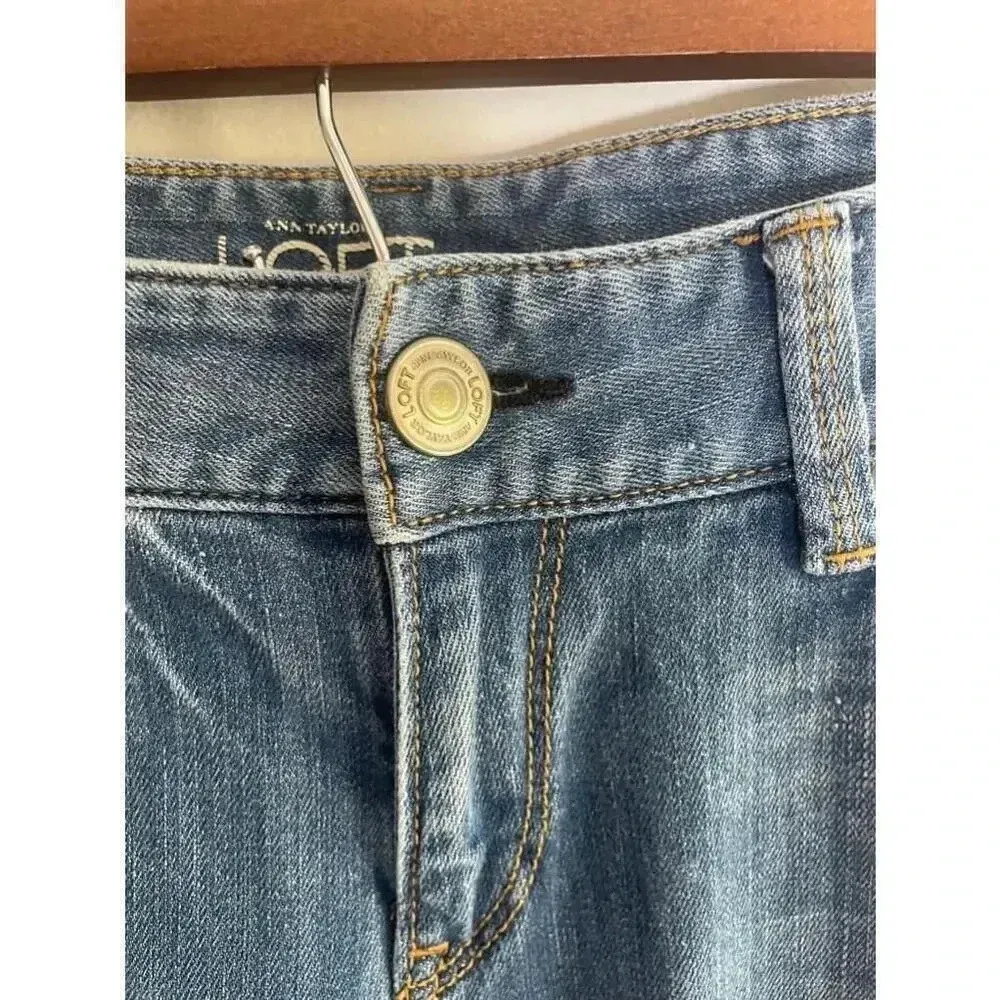 Women's Ann Taylor LOFT Curvy Boot Cut‎ Jeans - Size 4 GUC! - Image 4