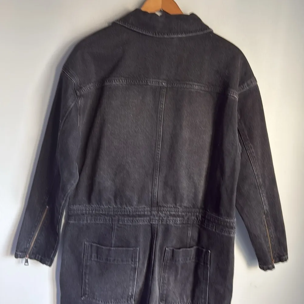 Ted Baker  Aleya zip-through denim jumpsuit size Large/3 - Image 9