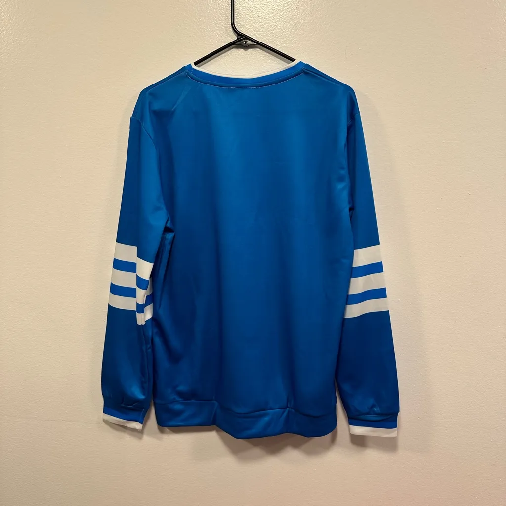 Detroit Lions Blue long sleeve lightweight Sweatshirt! Size small! - Image 5