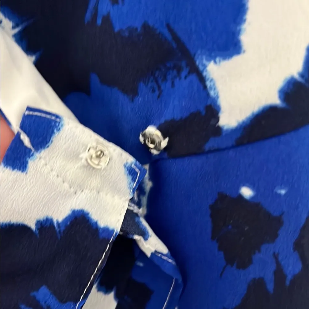 Banana Republic PRINT RUFFLE WRAP DRESS - Image 8