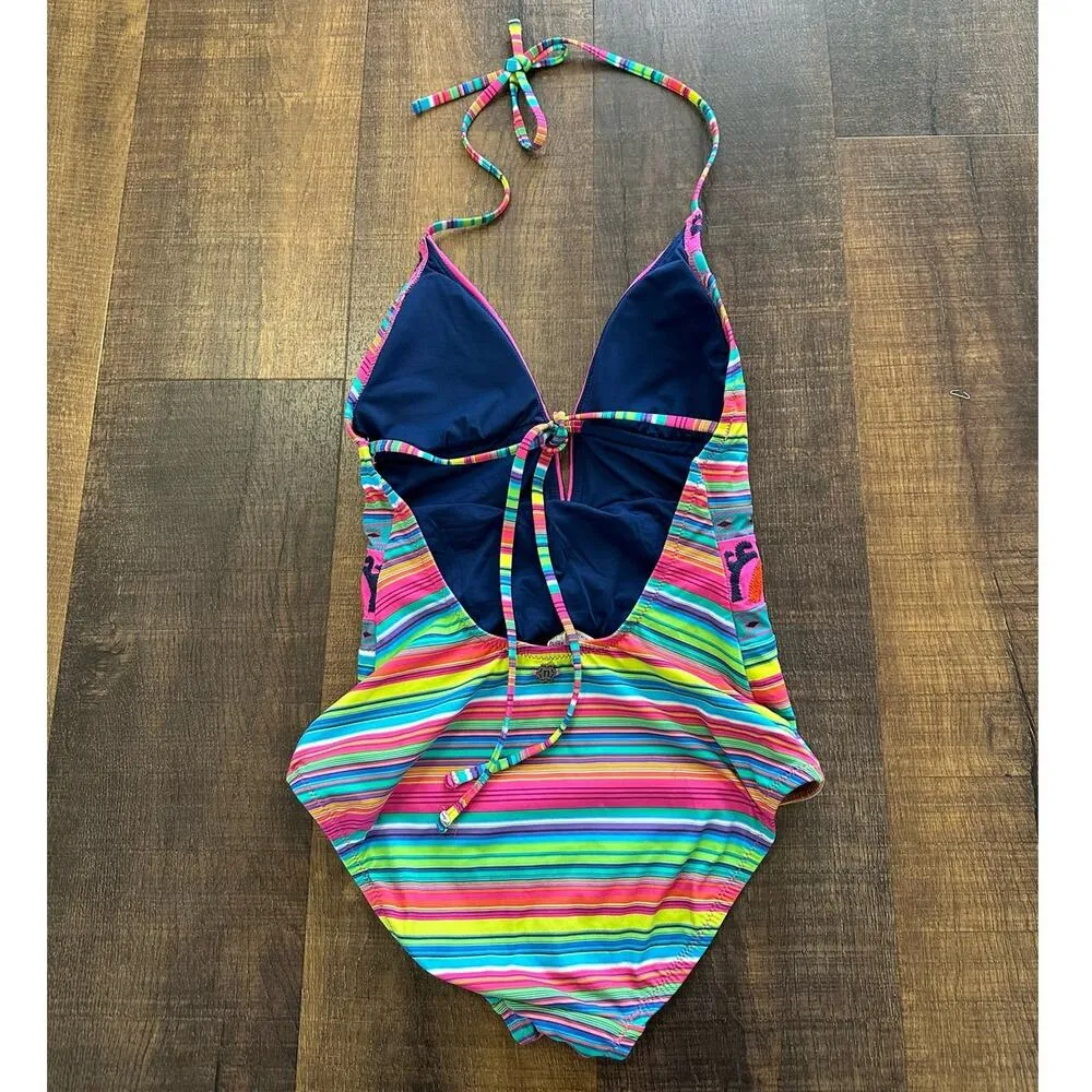 Nanette Lepore Flora Fiesta Rainbow Swimsuit - XS - Image 4