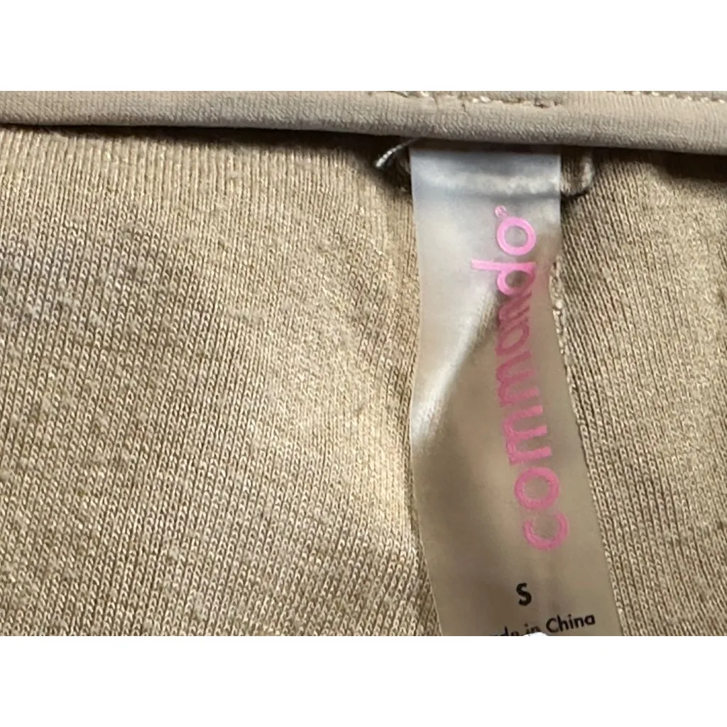 Commando Faux stretch-leather straight-leg pants in Camel Small Womens Vegan - Image 6