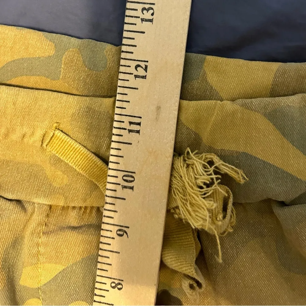 The Clothing Cove yellow Camo Pants Cuffed
Hem Stretch Drawstring Italy L/Xl - Image 7