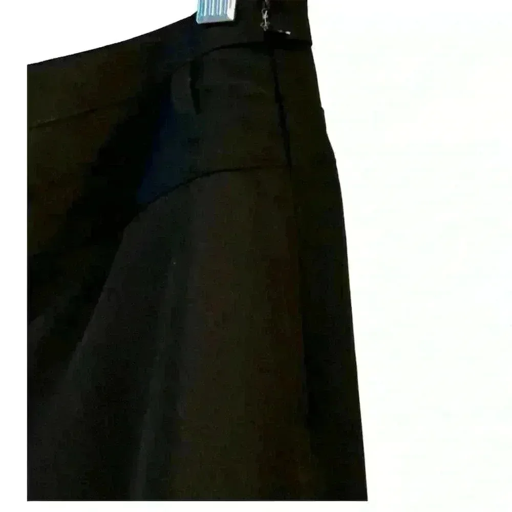 Larry Levine Flat Front Side Zip Stretch Pants- Size 12 - Image 3