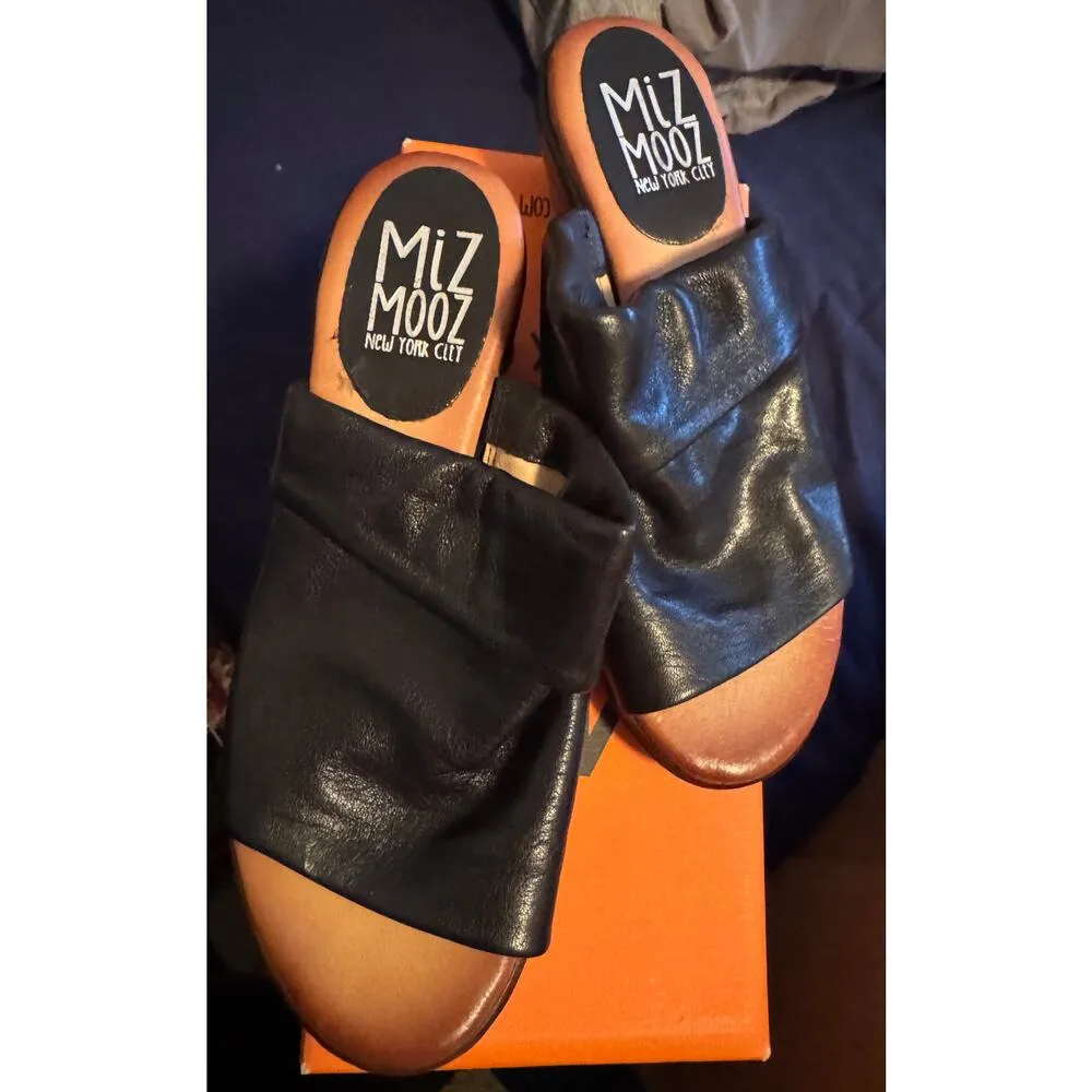 MIZ MOOZ Callan Slide in Black, Size Euro 40 / US 9.5 / 10 New in Box MSRP $160 - Image 8
