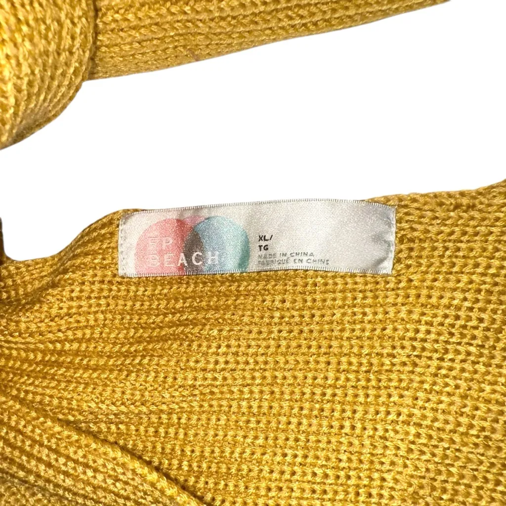 Free People Beach Orchid Convertible Knit Sweater Tank XL - Image 8