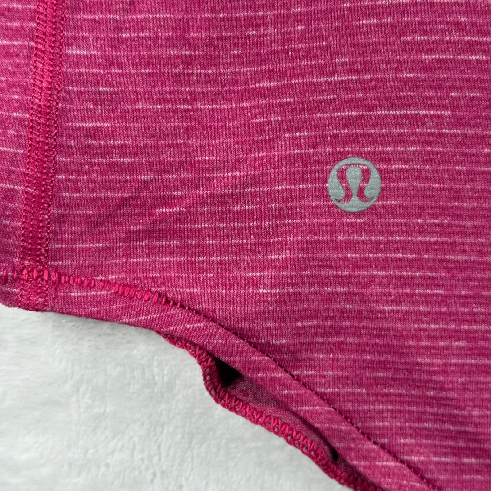 Lululemon Run Swiftly Tech Top Race Length Short‎ Sleeve Athletic Shirt XS Pink - Image 5