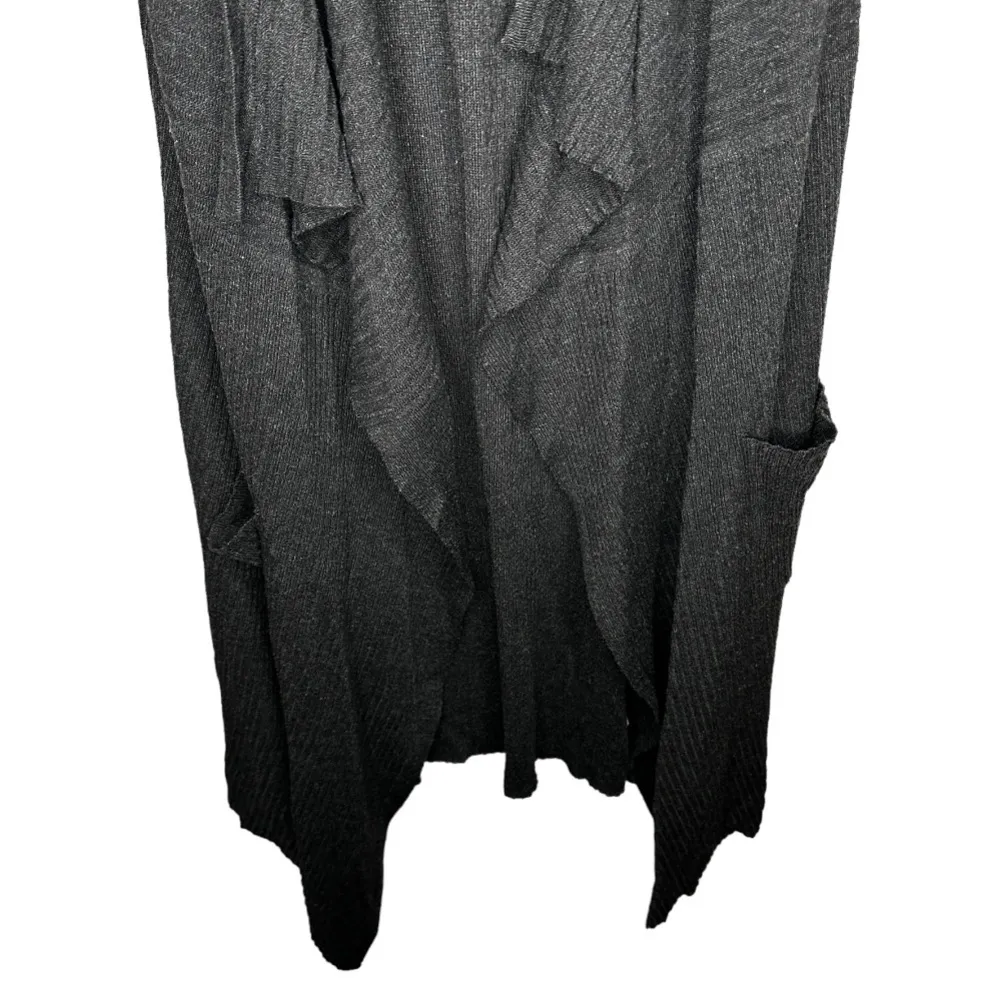 Stevie Hender Black Sweater Vest with‎ Pockets - Image 3