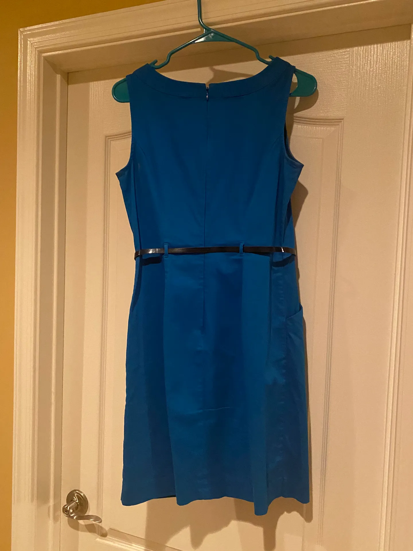 Royal Blue Belted Dress - Image 6