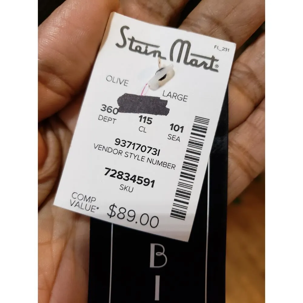 Coco Bianco Sweater Womens Large Green Long Sleeve Stretch Cowl Neck Side Zip - Image 5