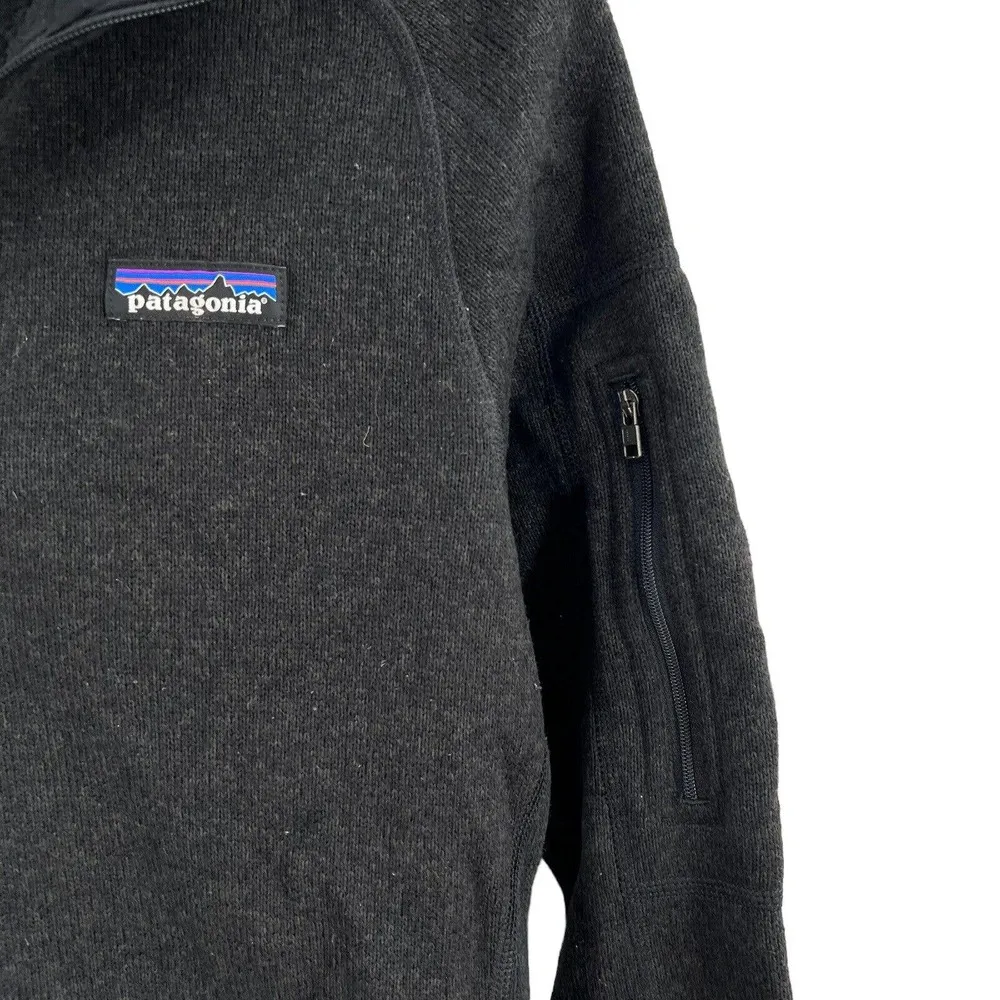 Patagonia  Womens Quarter Zip Better Sweater Grey Small - Image 4