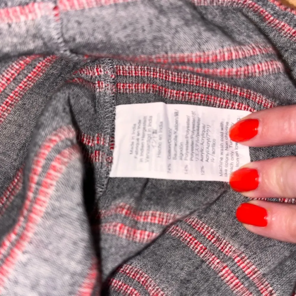 Madewell Striped Bubble-Sleeve Peplum Top large - Image 9