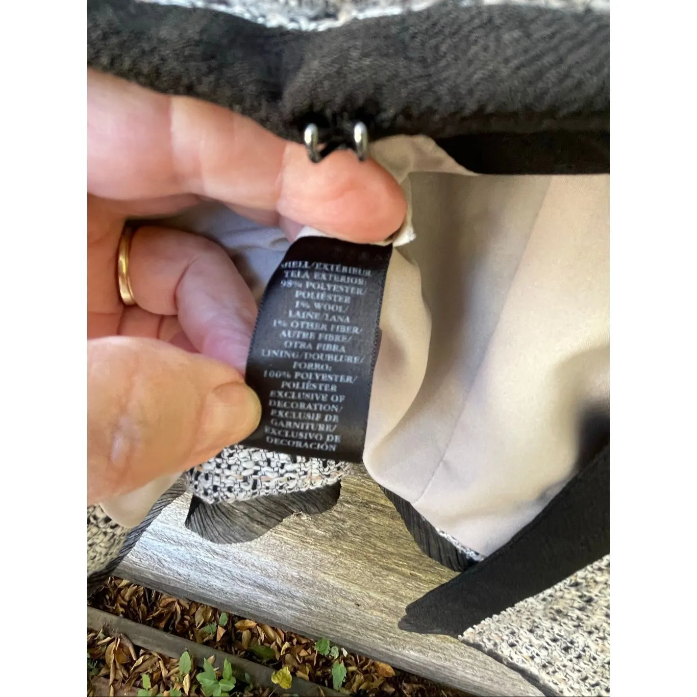 Ann Taylor size 10 nubby woven blazer. - Image 7