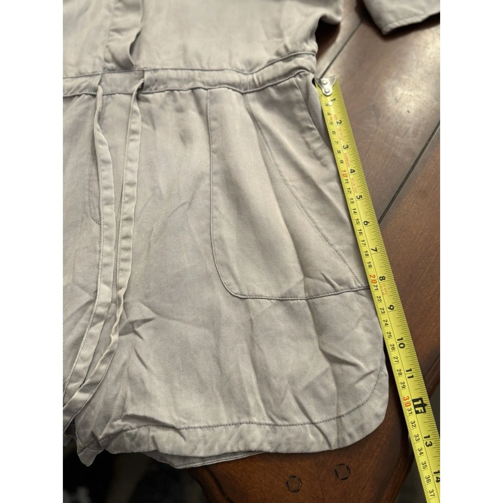 Fate Purple Grey Drawstring‎ Waist Romper Women’s M Size M - Image 10