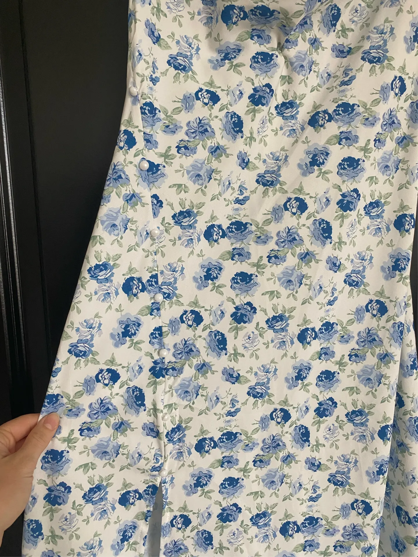 Midi floral dress size 6 Blue - Image 5