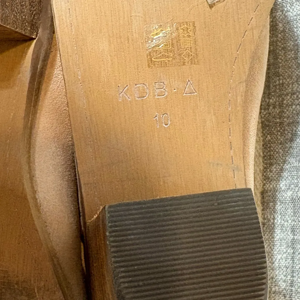 Kelsi Dagger Tan Fur Lined Ankle Boots Size 10‎ - Image 9