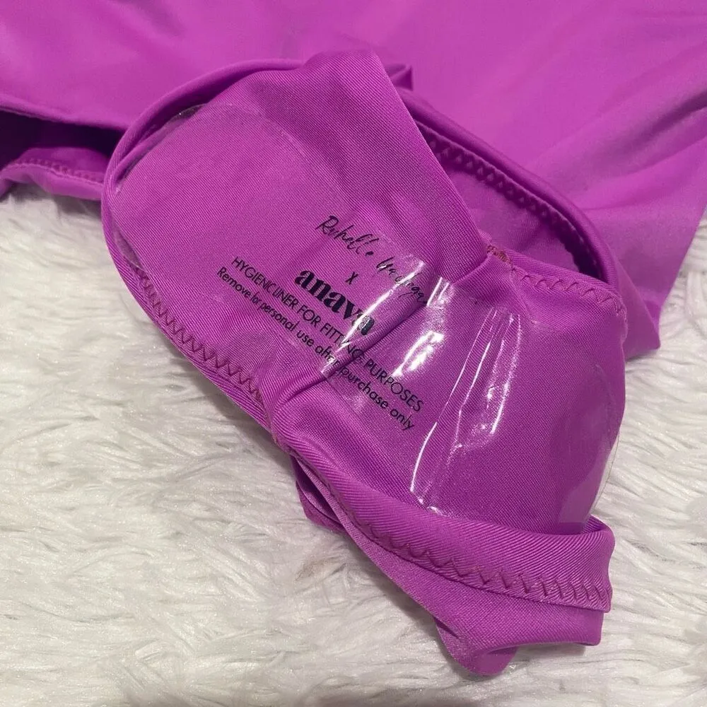 Anava Paris Rachelle Swimsuit with Headscarf in Fuchsia Size XL NWT Pink - Image 5