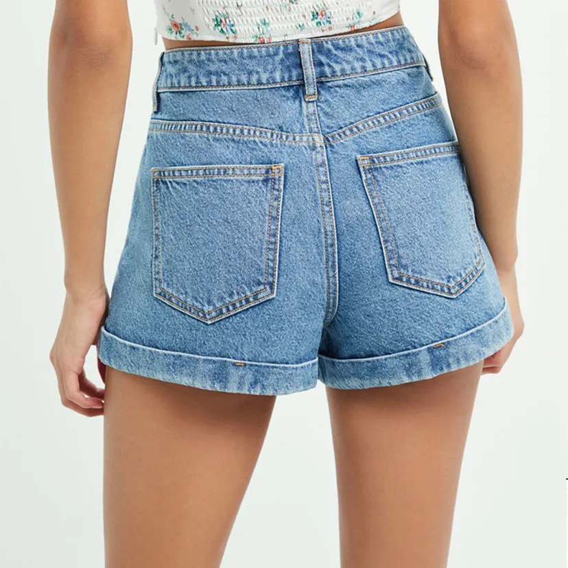 ‼️ June Blue Denim Mom Shorts‼️ - Image 3