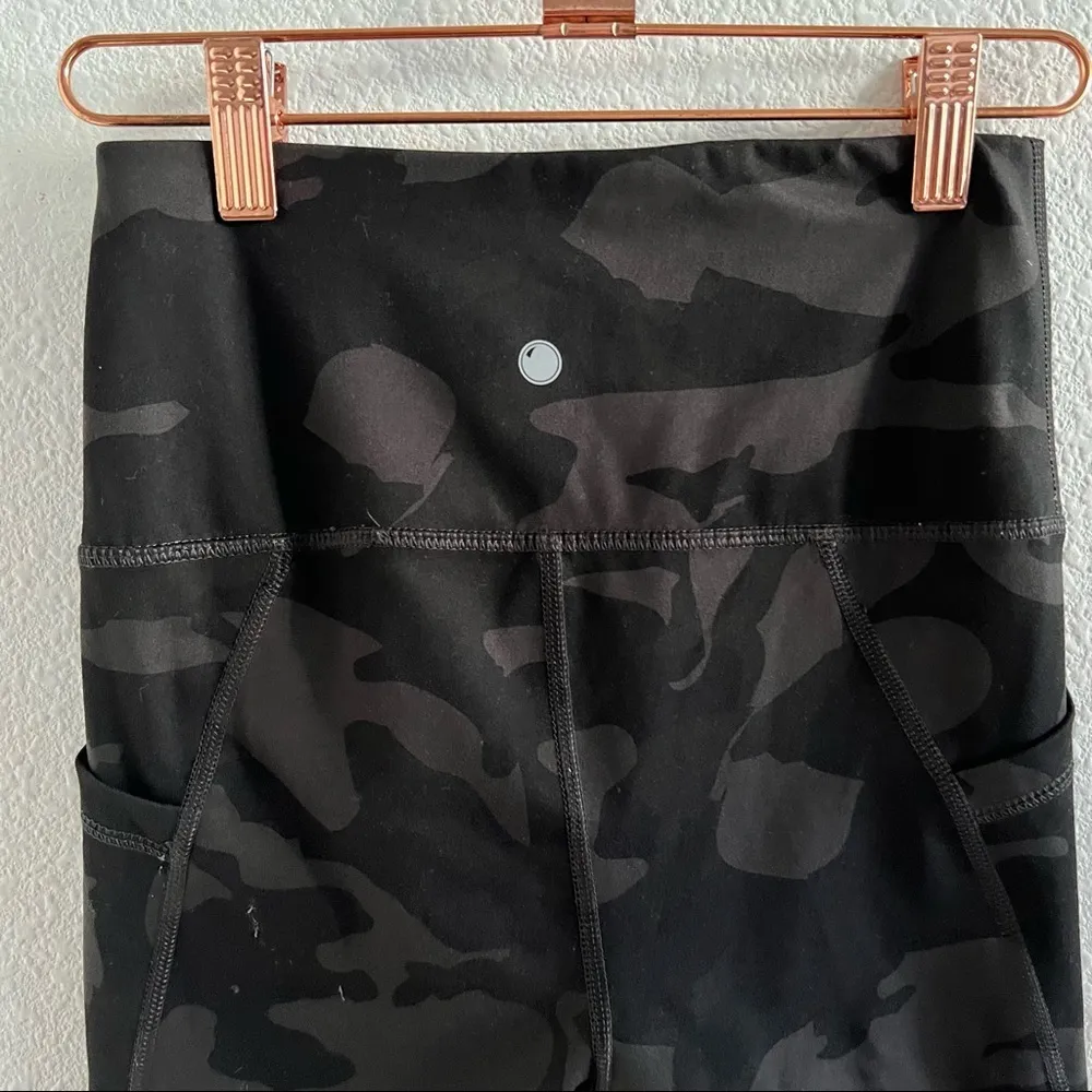 Yogalicious Lux Dark Camo Tights Shorts Bike Short XS - Image 5