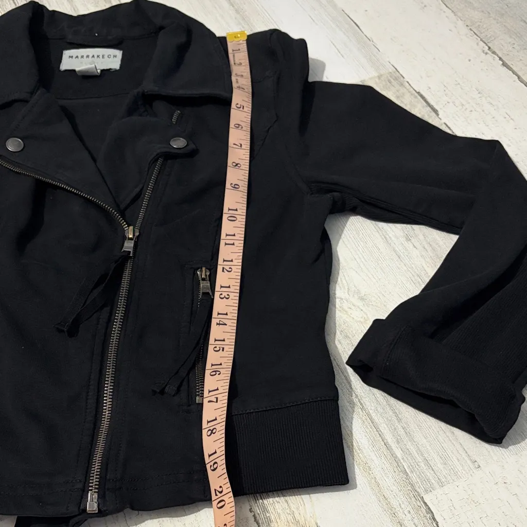 Anthropologie Marrakech Jacket Size Medium Black - Image 9