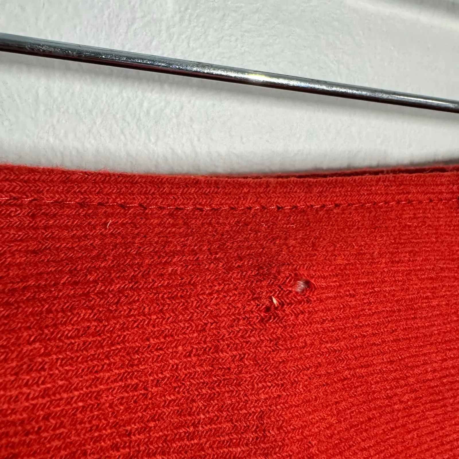 Sisley Wool Skirt Women Orange Zip Closure Classic Quite Luxury Old Money Prep Size 10 - Image 4