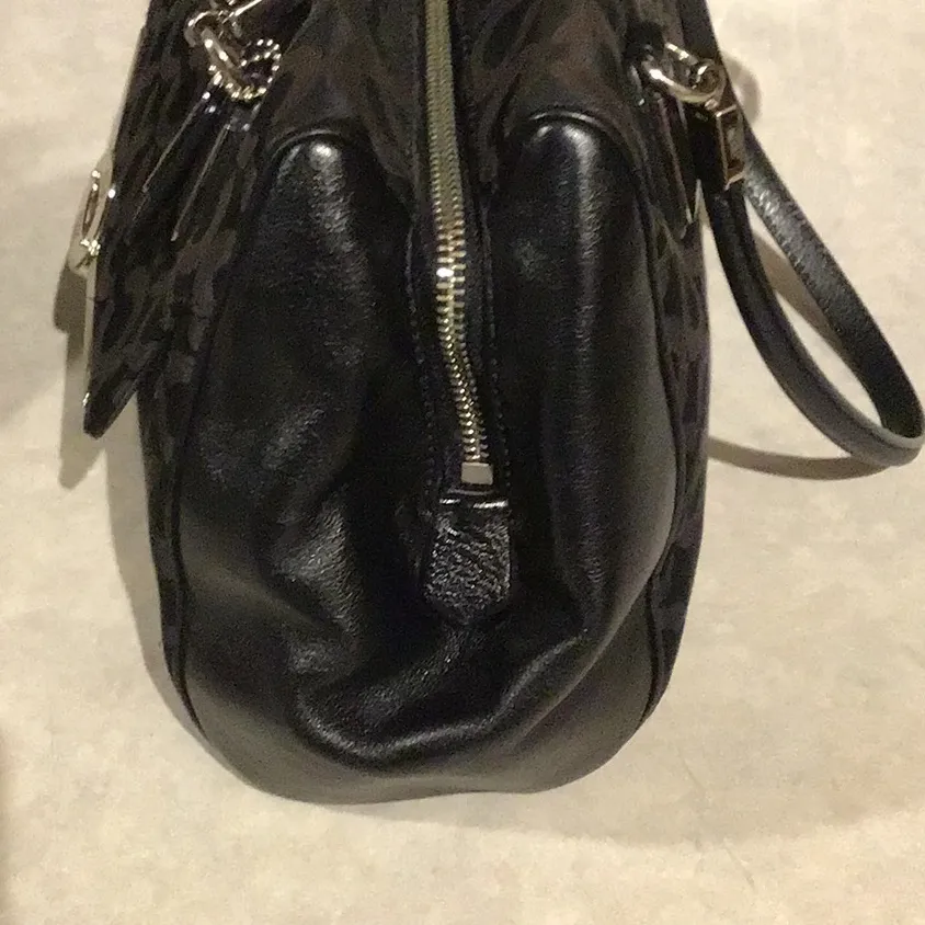 COACH MADISON OP ART SIGNATURE BLACK CANVAS TOTE HAND BAG COMES WITH 2 HANG TAGS - Image 6