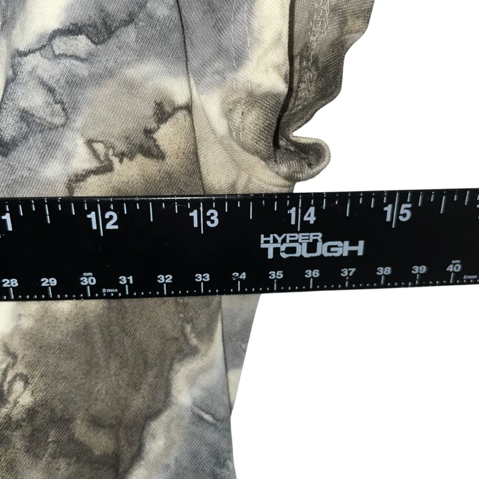 Knot Front Dress Abstract Print Casual Short Sleeve Dress‎ Size S Gray - Image 4